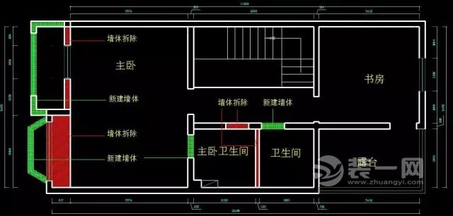 大户型拆改施工 207平欧式风格装修设计