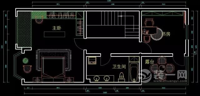 大户型拆改施工 207平欧式风格装修设计